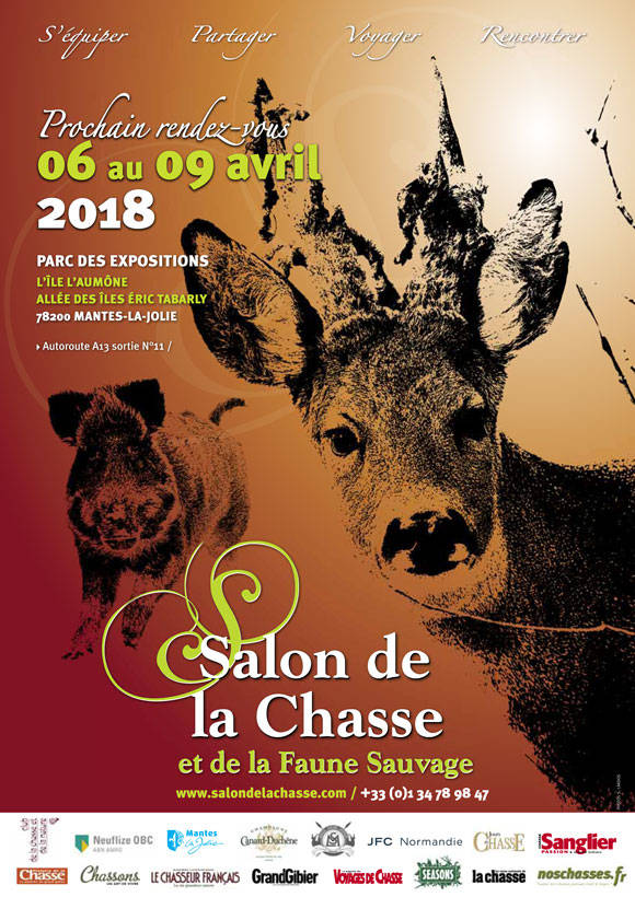 affiche salon de la chasse de Rambouillet 2018